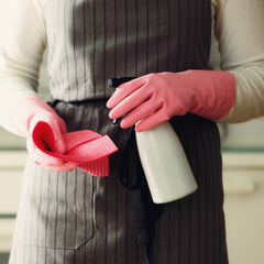 Elbow Grease Household Rubber Gloves Pink Medium Strong Non Slip Durable