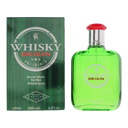 Evaflor Whisky Origin Eau De Toilette 100ml Mens Fragrance Spray