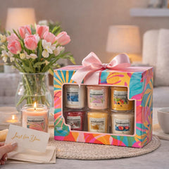 Yankee Candle Votive Gift Set Scented Home Fragrance Candles 6 Pieces