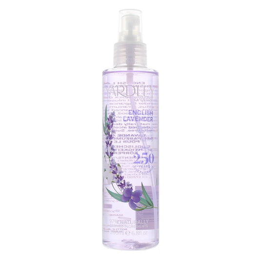 Yardley Lavender Body Mist 200ml Women Spray
