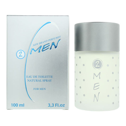 New Brand 2 Men Eau de Toilette 100ml Mens Fragrance Spray