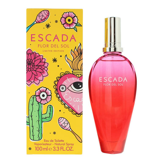 Escada Flor Del Sol Eau de Toilette 100ml Spray For Womens Fragrance