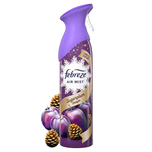 Febreze Sugarplum Delight Home Fragrance Air Mist Plug Refill Flash Spray Bundle