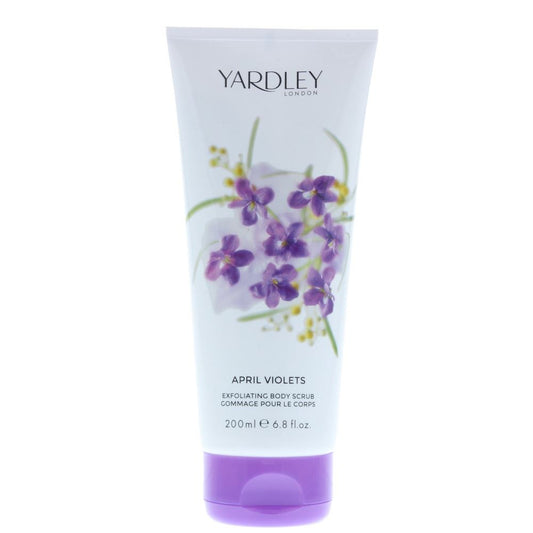 Yardley April Violets Body Scrub 200ml For Women