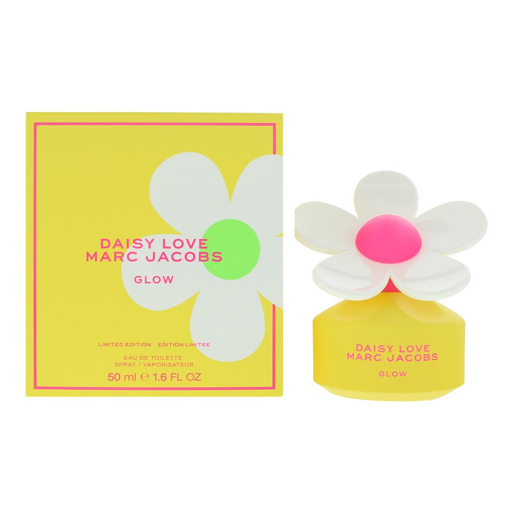 Marc Jacobs Daisy Love Glow Eau de Toilette 50ml Womens Fragrance Spray