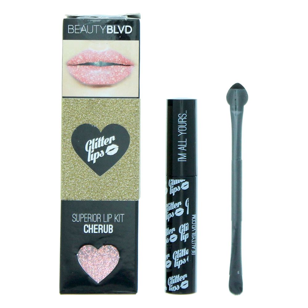 Beauty Blvd Glitter Lips Cherub Gloss Bond 3.5ml - Glitter 3g - Lip Brush