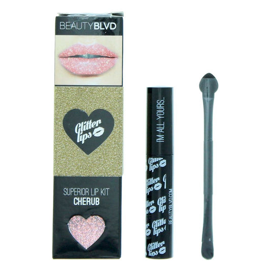 Beauty Blvd Glitter Lips Cherub Gloss Bond 3.5ml - Glitter 3g - Lip Brush