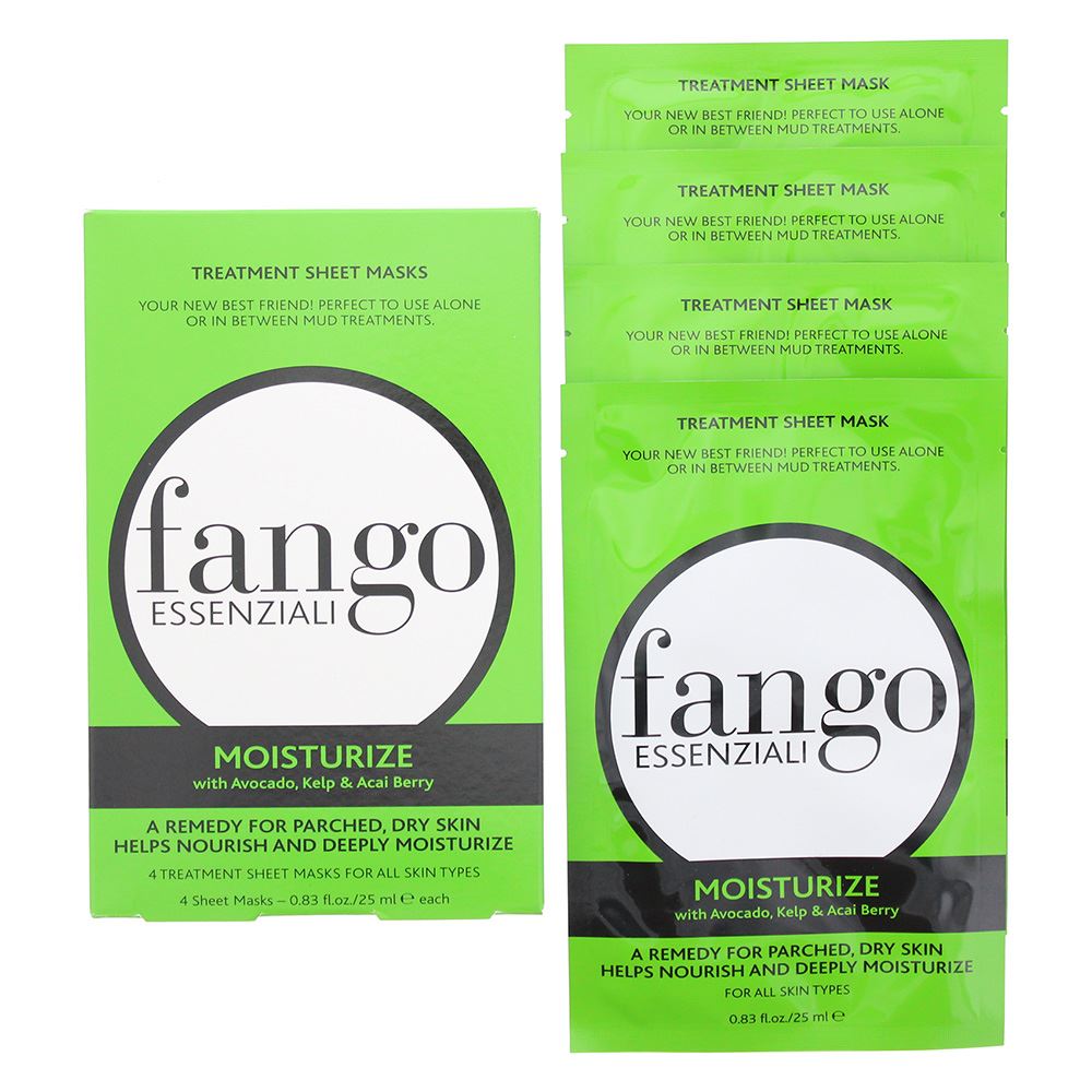 Borghese Fango Essenziali Moisturising Treatment Sheet Mask 4 x 25ml Women