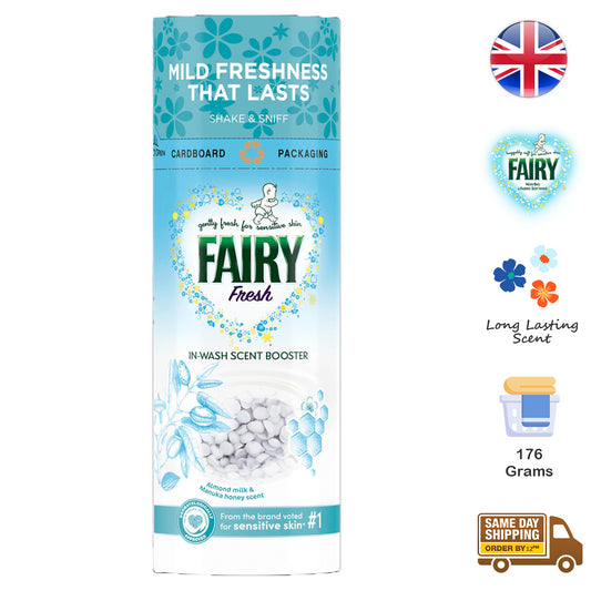 Fairy In Wash Scent Booster For Fabric Almond Milk & Manuka Honey Scent 176G