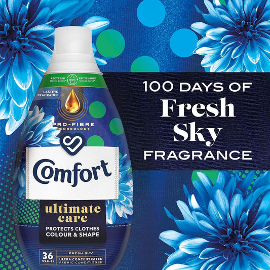 Comfort Fabric Conditioner Ultimate Care Fresh Sky 36 Washes 540ml