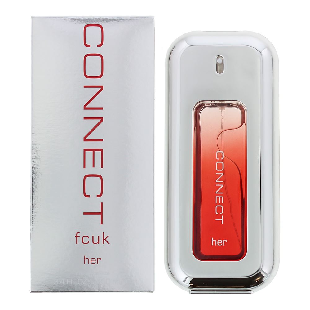 FCUK Connect Her Eau De Toilette 100ml Spray For Womens Fragrance