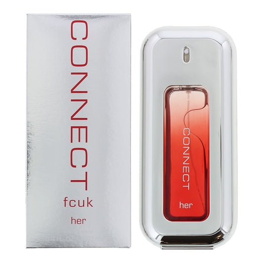 FCUK Connect Her Eau De Toilette 100ml Spray For Womens Fragrance