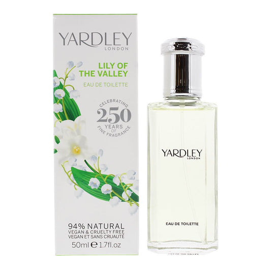 Yardley Lily Of The Valley Eau de Toilette 50ml Womens Fragrance Spray