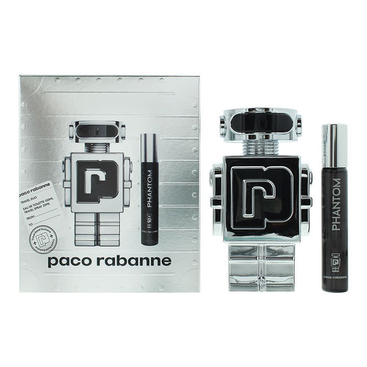 Paco Rabanne Phantom 2 Piece Gift Set: EDT 100ml, Eau de Toilette 20ml