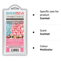 Yankee Candle Wax Melts Scented Home Room Fragrance Pink Pine 75G