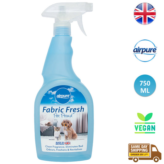 Airpure Fabric Fresh Pet Proud Freshener Eleminate Bad Odour 750ml