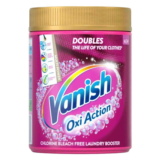 Vanish Oxi Action Powder Crystal Fabric Clothes Laundry Booster 470g