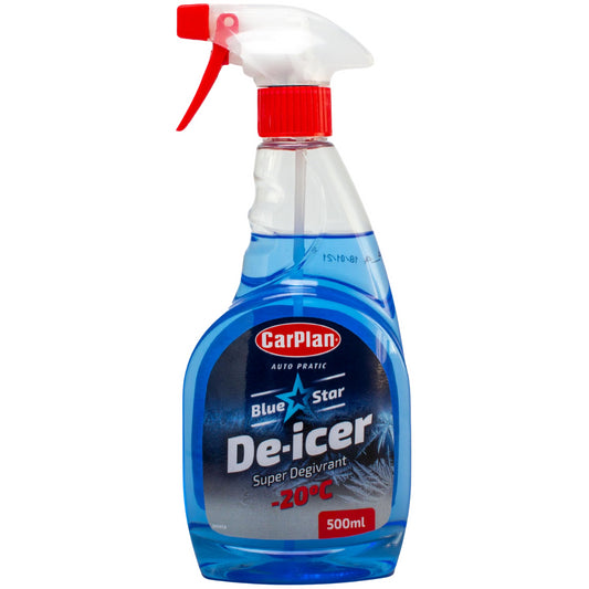 Carplan Car Window Windscreen Lock De Icer Spray Antifreeze Frost Ice 500ml