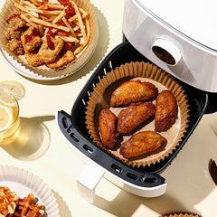 Air Fryer Disposable Non-Stick Baking Steamer Liner Paper Parchment Round 50Pcs