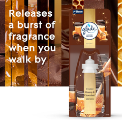 Glade Sense & Spray Festive Honey & Chocolate Warm Spices Air Freshener Refill 18ml - Limited Edition - For Home Office Hotel