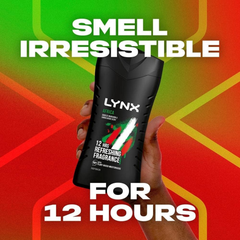 Lynx Africa Body Wash 225ml – Mandarin & Sandalwood Shower Gel