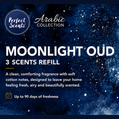 Perfect Scents Moonlight Oud 3 Scent Refills – Arabic Collection Air Freshener