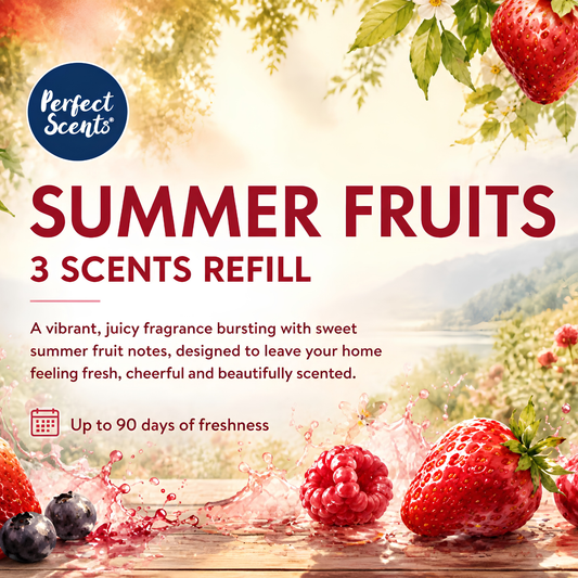 Perfect Scents Summer Fruits Air Freshener Refills – 3 Scent, 20ml