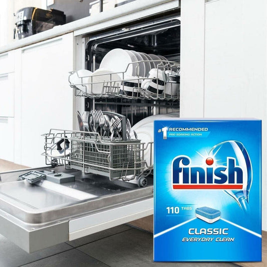 Finish Powerball Rinse Shine Classic Tab Freshener Anti Odour Dishwasher Bundle