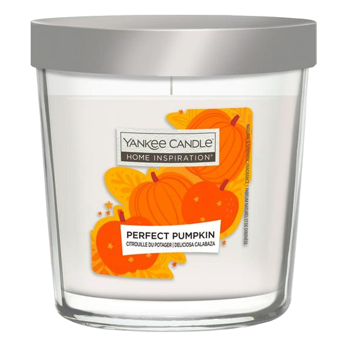 Yankee Candle Tumbler Glass Scented Home Room Fragrance Perfect Pumpkin 200G
