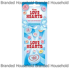 Swizzels Love Hearts Car Air Freshener Blue Candy Floss