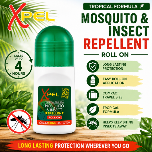 XPEL Mosquito & Insect Repellent Roll On 75ml Tropical Formula