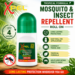 XPEL Mosquito & Insect Repellent Roll On 75ml Tropical Formula