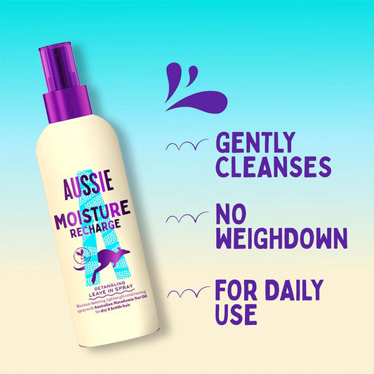 Aussie Moisture Recharge Leave In Hair Conditioner Spray 250ml
