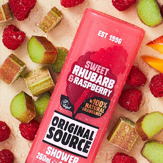 Original Source Body Shower Gel Sweet Rhubarb & Raspberry Natural Scent 250ml
