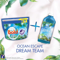 Bold Ocean Escape Fresh Washing Detergent Capsules Pods Fabric Clothes 64 Washes