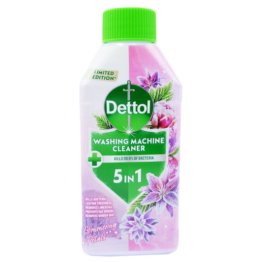 Dettol Washing Machine Cleaner Glimmering Petals Fresh Floral Scent Liquid 250ml