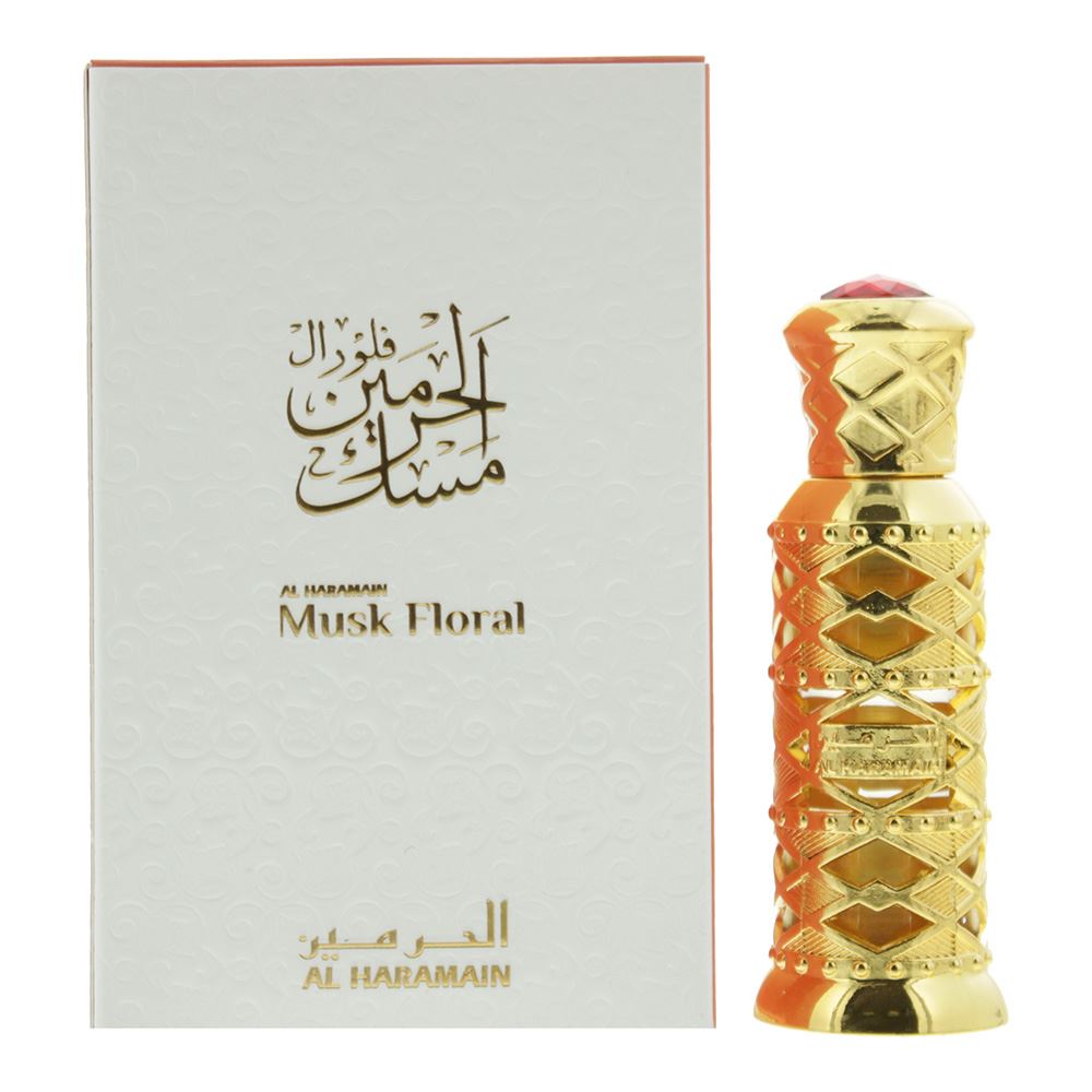 Al Haramain Musk Floral Perfume Oil 12ml Unisex Fragrance Spray