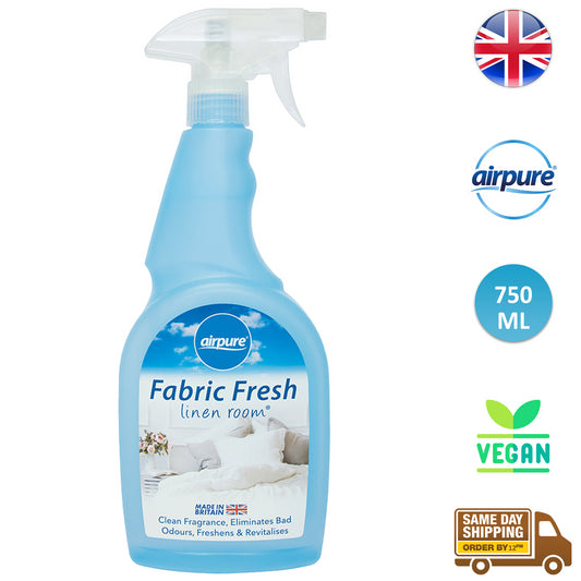 Airpure Fabric Fresh Linen Room Freshener For Curtain Clothes Bedding 750ml