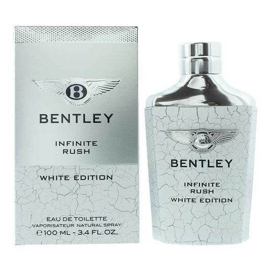 Bentley Infinite Rush White Edition Eau de Toilette 100ml Mens Fragrance Spray