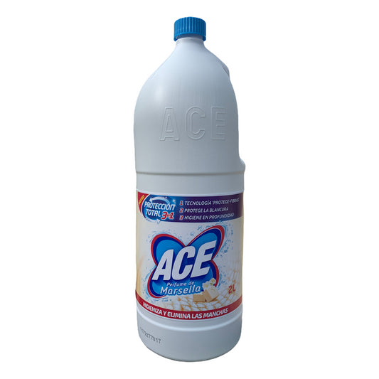 Ace Bleach Marsella Perfume Total 3 In 1 Protection Deep Cleaning Stains 2L