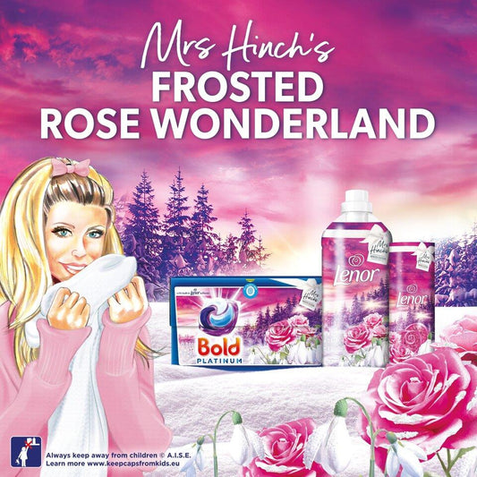 Lenor In Wash Scent Booster Non-Stop Freshness Frosted Rose Wonderland 176G