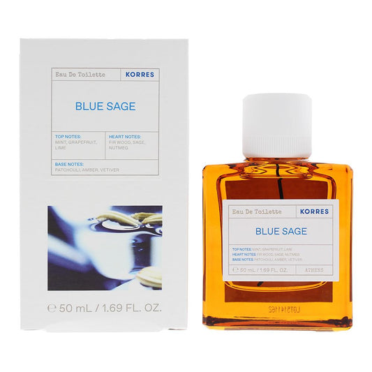 Korres Blue Sage Eau de Toilette 50ml Men Spray
