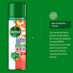 Dettol All In One Disinfectant Spray Summer Fruits Surface Odour Remover 300ml