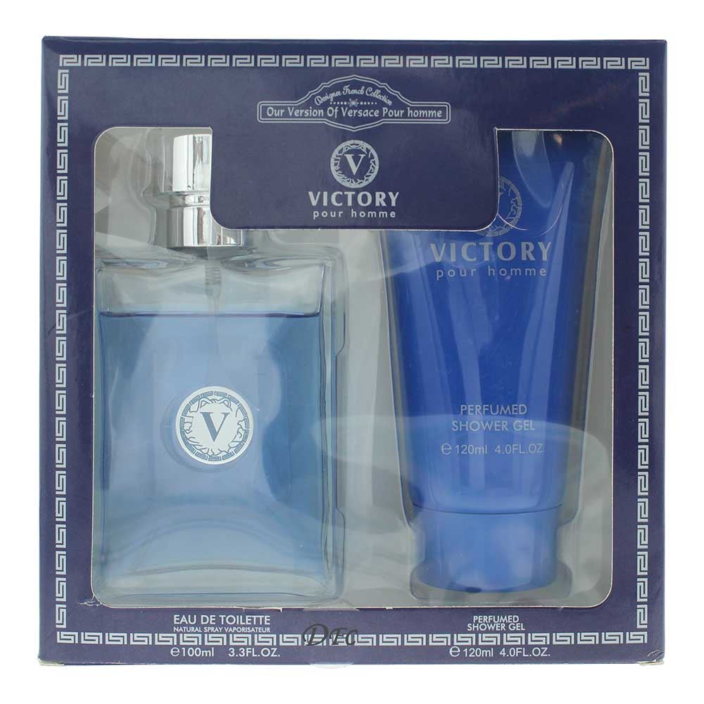 Designer French Collection Victory Eau de Toilette 2 Pieces Gift Set