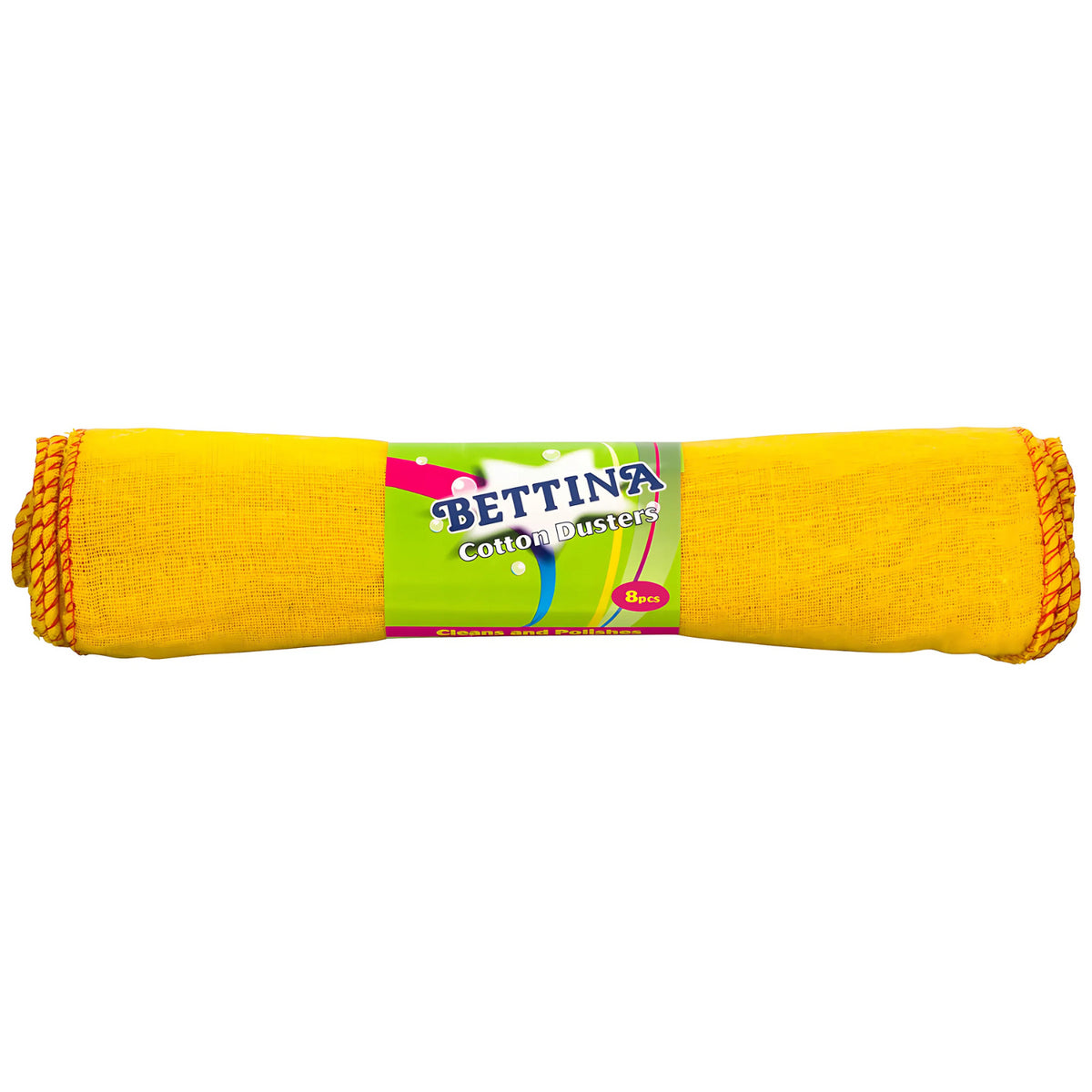 Bettina Cotton Dusters Lint Free Cleaning Polishing Wood Glass Metal Surfaces 8p