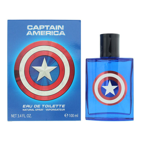 Marvel Captain America Eau de Toilette 100ml Mens Fragrance Spray