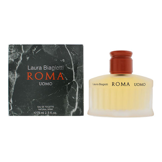 Laura Biagiotti Roma Uomo Eau de Toilette 75ml Mens Fragrance Spray