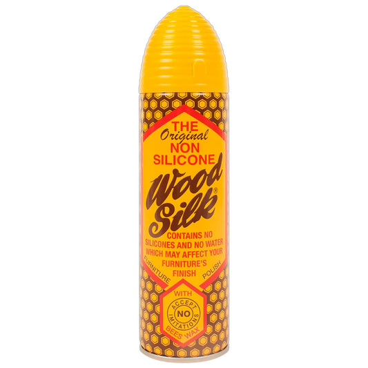 Aristowax Non Silicone Wood Silk Furniture Polish Yellow Lid 250ml