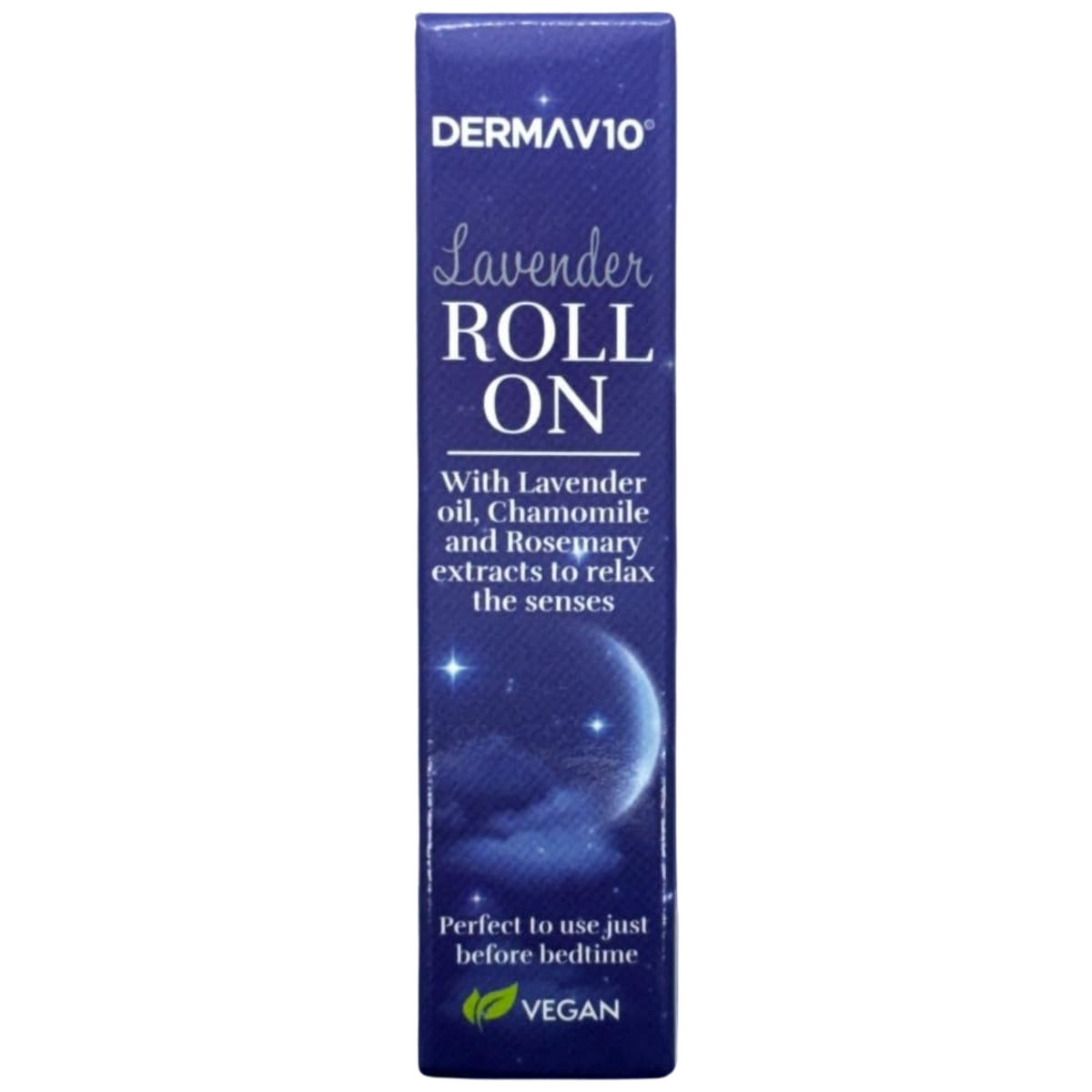 DermaV10 Lavender Oil Chamomile & Rosemary Extract Roll On 10ml