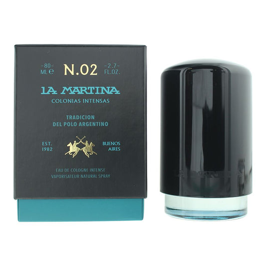 La Martina Blue Gardenia Intense Eau de Cologne 80ml Unisex Fragrance Spray